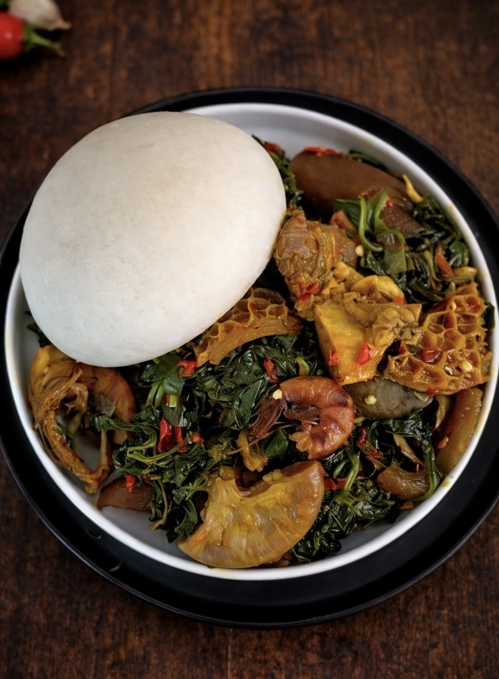 Pounded yam & soups